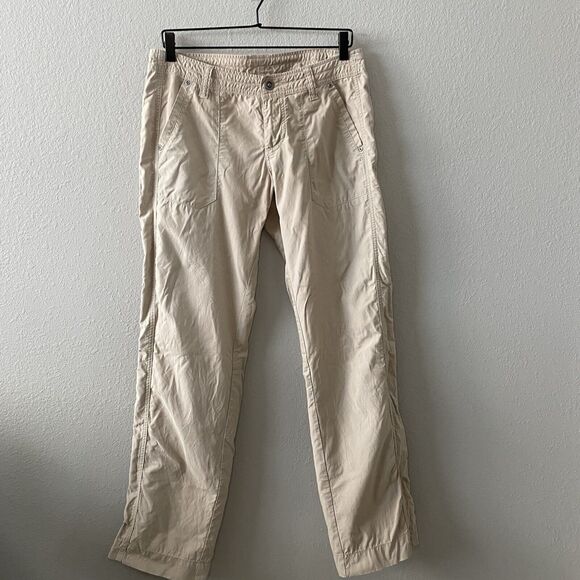 Kuhl Pants - Kuhl Pants Womans 6 Beige Hiking Outdoor Hiking Trail Cotton/Nylon